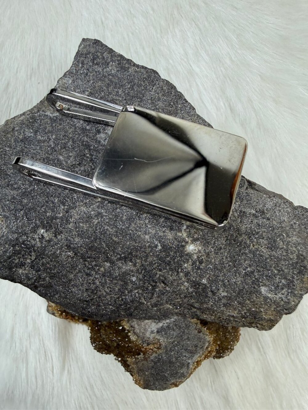Vintage Hadley Silver Tone Money Clip 2" X 1"